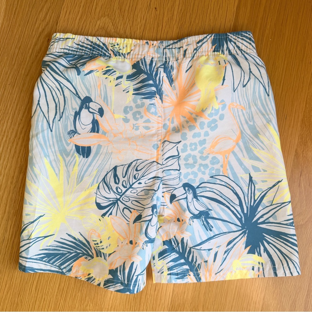 Tropical Print Swim Shorts | Ruffle Butts - Picture 4 of 5